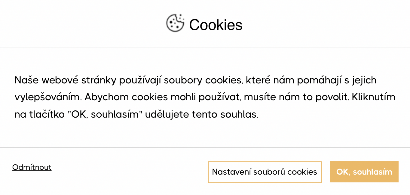 ukázka cookies